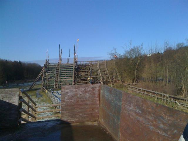 Zuschauersicht von der Brücke